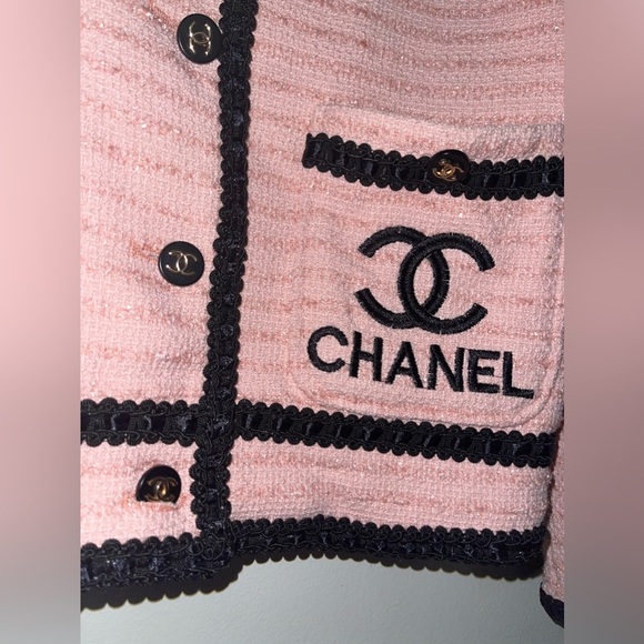 Vintage Chanel  Embroidered Tweed Jacket - Picture 5 of 13